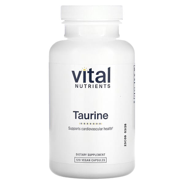 vnu11611_v_8.jpg таурин, 120 веганских капсул (1000 мг в 1 капсуле) — Vital Nutrients