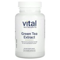 экстракт зеленого чая, 120 веганских капсул (275 мг в 1 капсуле) — Vital Nutrients