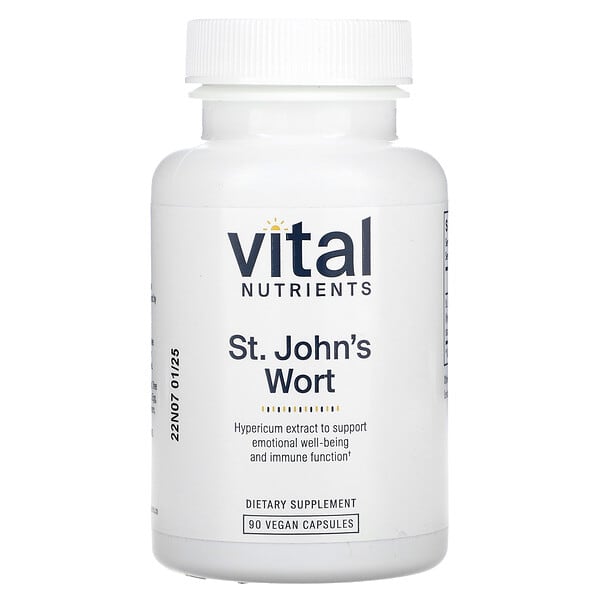 vnu22311_v_8.jpg зверобой, 90 веганских капсул (300 мг в 1 капсуле) — Vital Nutrients