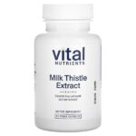 Экстракт расторопши, 250 мг, 60 веганских капсул — Vital Nutrients