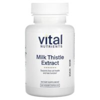 Экстракт расторопши, 250 мг, 60 веганских капсул — Vital Nutrients