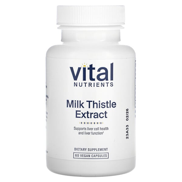 vnu22811_v_8.jpg Экстракт расторопши, 250 мг, 60 веганских капсул — Vital Nutrients