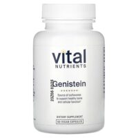генистеин, 60 веганских капсул (125 мг в 1 капсуле) — Vital Nutrients