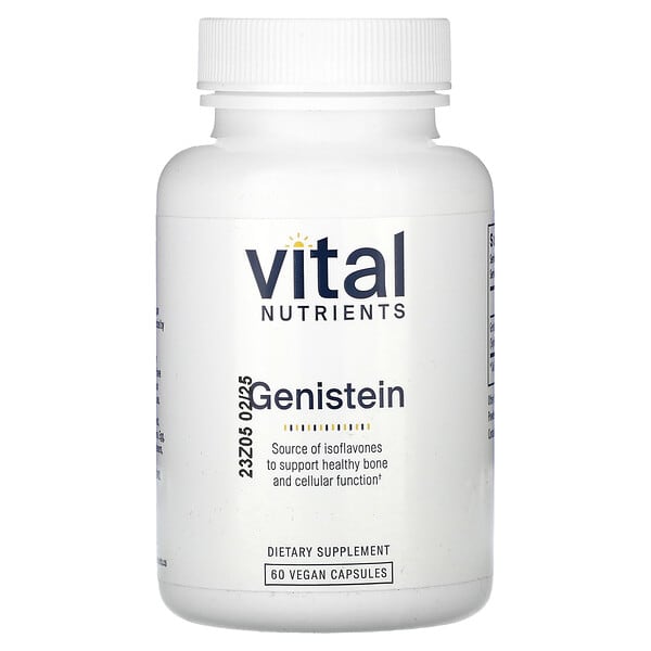vnu26811_v_8.jpg генистеин, 60 веганских капсул (125 мг в 1 капсуле) — Vital Nutrients