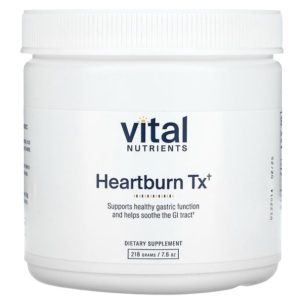 vnu27211_v_8.jpg Heartburn Tx, 218 г (7,6 унции) — Vital Nutrients