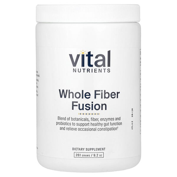 vnu27711_v_8.jpg Whole Fiber Fusion, комплекс из цельных волокон, 261 г (9,2 унции) — Vital Nutrients