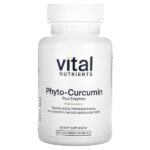 Фитокуркумин с ферментами, 60 вегетарианских капсул — Vital Nutrients