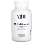 Мультиминералы (без меди и железа), 120 веганских капсул — Vital Nutrients