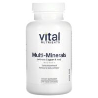 Мультиминералы (без меди и железа), 120 веганских капсул — Vital Nutrients