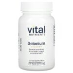 Селен, 90 веганских капсул (200 мкг в каждой капсуле) — Vital Nutrients