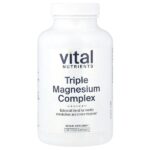 тройной комплекс магния, 180 веганских капсул (250 мг в 1 капсуле) — Vital Nutrients