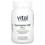 коэнзим Q10, 100 мг, 60 веганских капсул — Vital Nutrients
