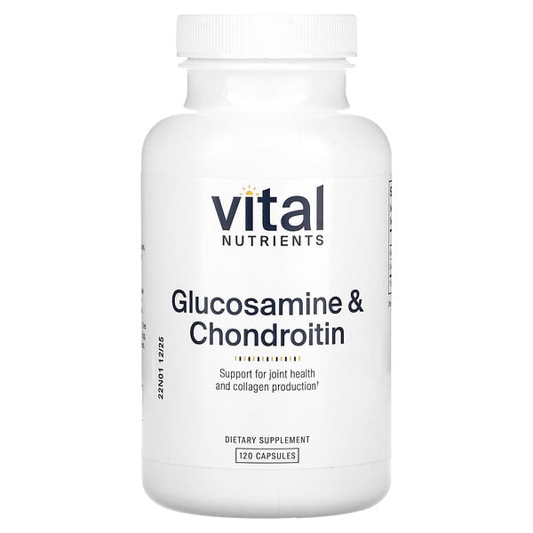 vnu41321_v_8.jpg глюкозамин и хондроитин, 120 капсул — Vital Nutrients