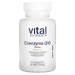 Коэнзим Q10, 200 мг, 60 веганских капсул — Vital Nutrients