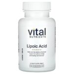 Липоевая кислота, 60 веганских капсул (300 мг на капсулу) — Vital Nutrients