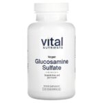 Веганский сульфат глюкозамина, 120 веганских капсул (750 мг на капсулу) — Vital Nutrients