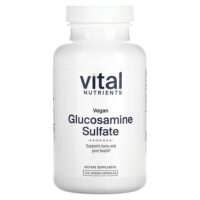 Веганский сульфат глюкозамина, 120 веганских капсул (750 мг на капсулу) — Vital Nutrients