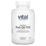 ультрачистый рыбий жир 700, со вкусом лимона, 120 капсул — Vital Nutrients
