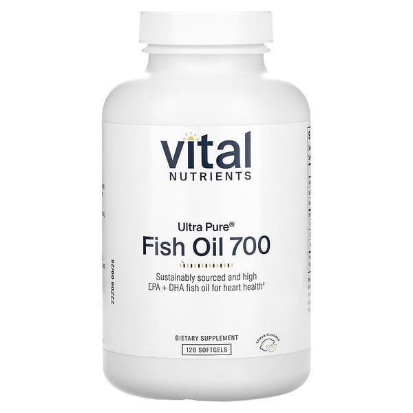 vnu42811_v_24.jpg ультрачистый рыбий жир 700, со вкусом лимона, 120 капсул — Vital Nutrients