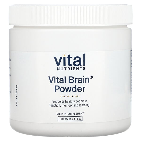 vnu44911_v_8.jpg Vital Brain Powder, мозговой порошок, 150 г (5,3 унции) — Vital Nutrients