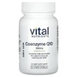 Коэнзим Q10, 300 мг, 30 веганских капсул — Vital Nutrients