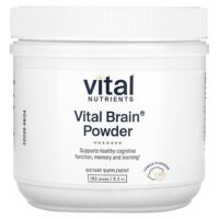 Vital Brain Powder, со вкусом лимона, 180 г (6,3 унции) — Vital Nutrients