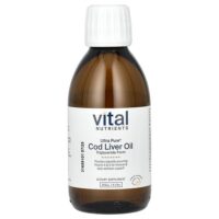 ультрачистый жир печени трески, со вкусом лимона, 200 мл (6,76 унции) — Vital Nutrients
