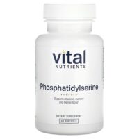 фосфатидилсерин, 60 капсул (150 мг в каждой) — Vital Nutrients