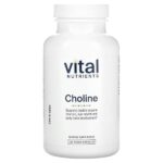 холин, 120 веганских капсул (275 мг в 1 капсуле) — Vital Nutrients