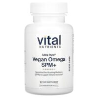ультрачистая, веганская омега омега SPM+, 90 веганских капсул — Vital Nutrients