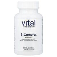 комплекс витаминов группы B, 60 веганских капсул — Vital Nutrients