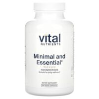 Минимальное и незаменимое, 180 веганских капсул — Vital Nutrients