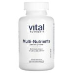 Мультиэлементы (с железом и йодом), 180 вегетарианских капсул — Vital Nutrients