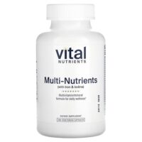 Мультиэлементы (с железом и йодом), 180 вегетарианских капсул — Vital Nutrients