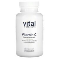 витамин C, 120 веганских капсул (1000 мг в 1 капсуле) — Vital Nutrients