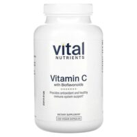витамин C с биофлавоноидами, 220 веганских капсул — Vital Nutrients