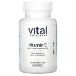 витамин E со смешанными токоферолами, 100 мягких таблеток — Vital Nutrients