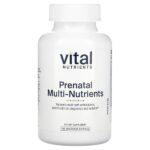 мультипитательные вещества для беременных, 180 вегетарианских капсул — Vital Nutrients