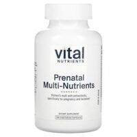 мультипитательные вещества для беременных, 180 вегетарианских капсул — Vital Nutrients