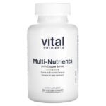 Мультиэлементы (с медью и железом), 180 вегетарианских капсул — Vital Nutrients