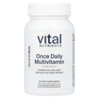 Мультивитамины для приема один раз в день, 30 веганских капсул — Vital Nutrients