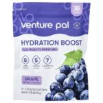Hydration Boost, смесь для приготовления электролитического напитка, со вкусом винограда, 16 пакетиков по 9 г (0,32 унции) — Venture Pal