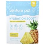 Hydration Boost, смесь для приготовления электролитического напитка, со вкусом ананаса, 16 пакетиков по 9 г (0,32 унции) — Venture Pal