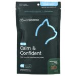 Composure™, Calm & Confident, для всех кошек, со вкусом курицы и форели, 30 жевательных таблеток, 45 г (1,59 унции) — VetriScience