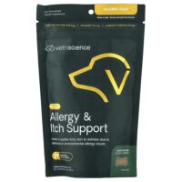 Allergy Plus, для всех собак, утка, жевательные таблетки на размер 60, 120 г (4,23 унции) — VetriScience