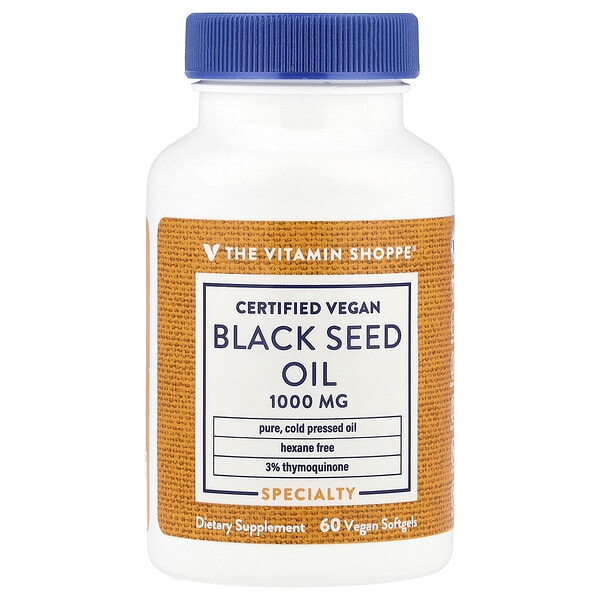vsi00299_v_8.jpg Масло черного тмина, 1000 мг, 60 веганских капсул — The Vitamin Shoppe