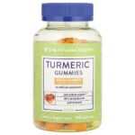 Жевательные мармеладки с куркумой, персик, 60 жевательных таблеток — The Vitamin Shoppe