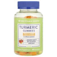Жевательные мармеладки с куркумой, персик, 60 жевательных таблеток — The Vitamin Shoppe