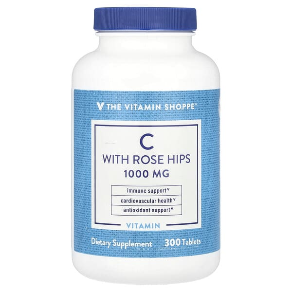 vsi01017_v_8.jpg Витамин C с шиповником, 300 таблеток — The Vitamin Shoppe