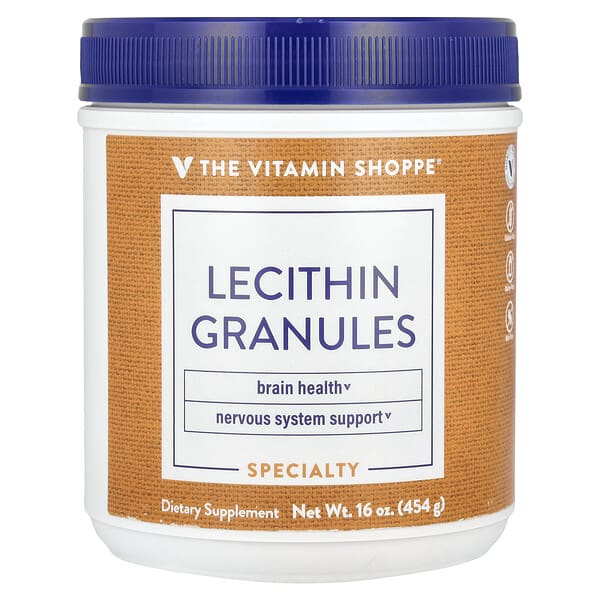 vsi01042_v_8.jpg Гранулы лецитина, 454 г (16 унций) — The Vitamin Shoppe